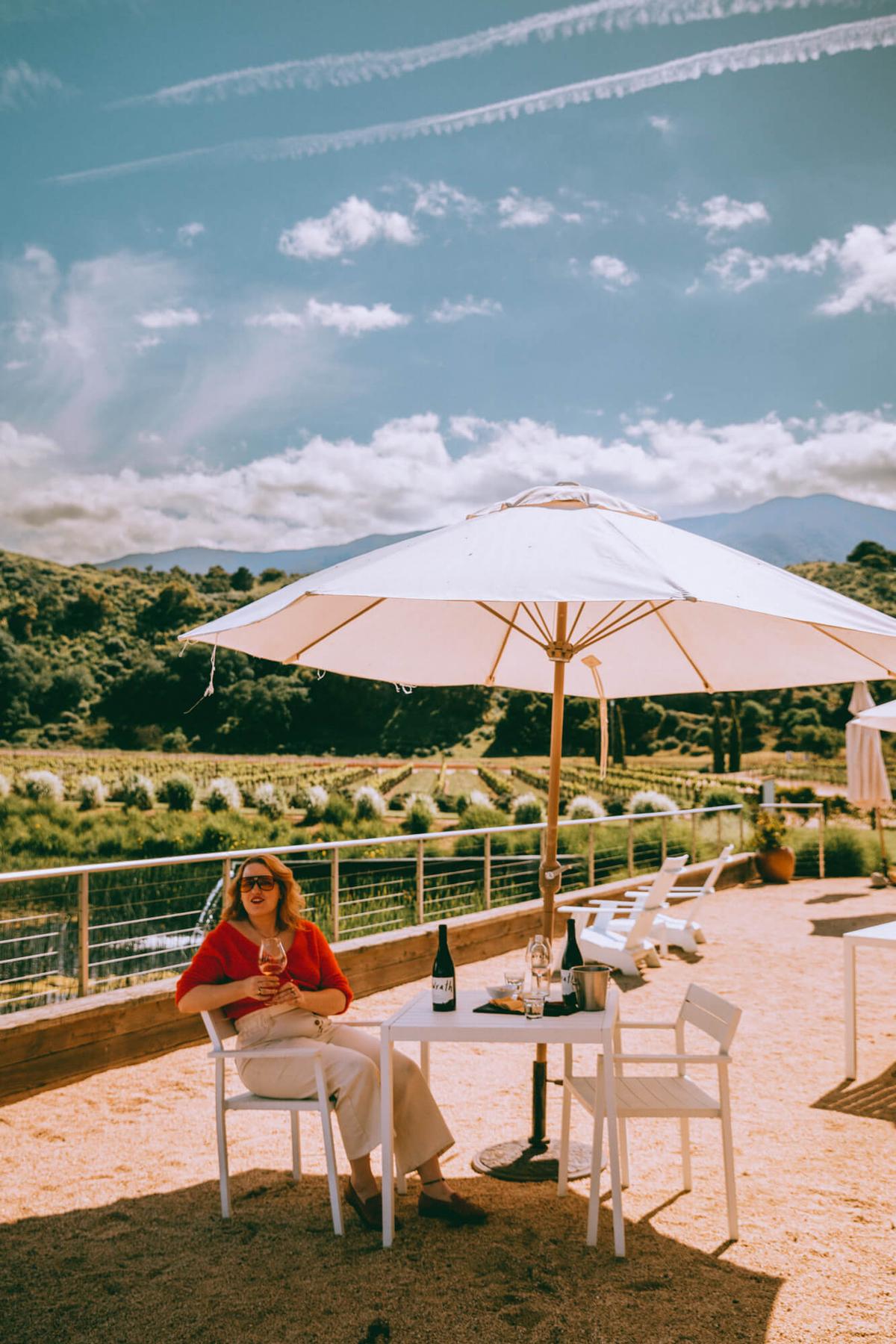 whimsy soul outdoor wine tasting patio