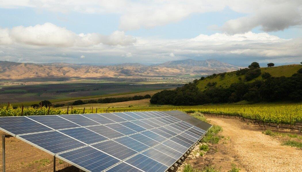talbott vineyards solar panels sustainable winery