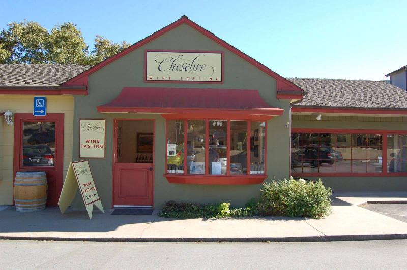 Chesebro wines tasting toom in Carmel Valley, California