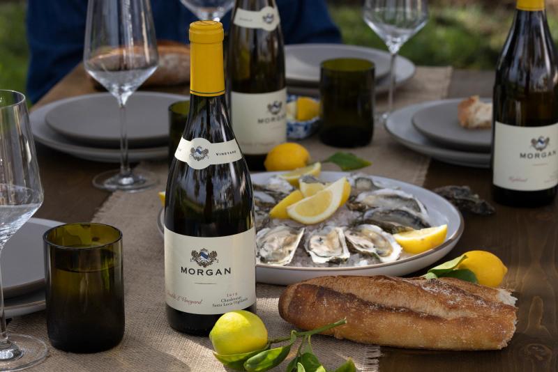 Morgan, Double L Chardonnay with Oysters