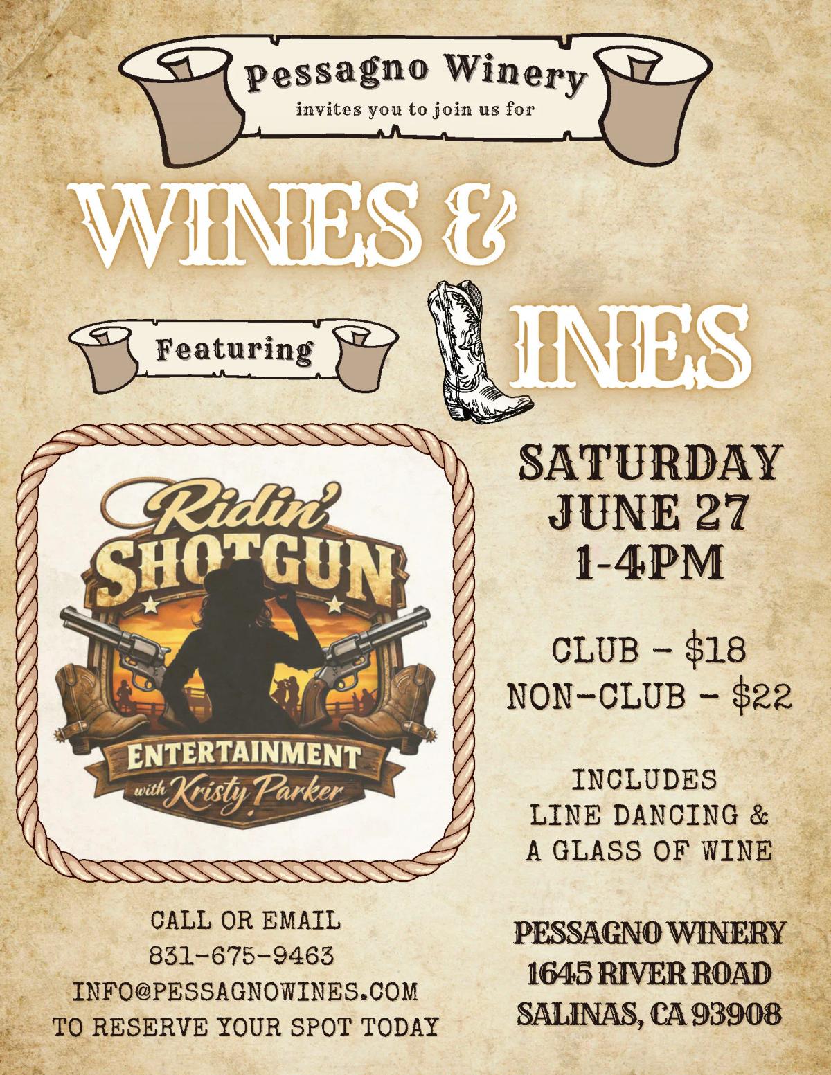 Wines & Lines at Pessagno Winery