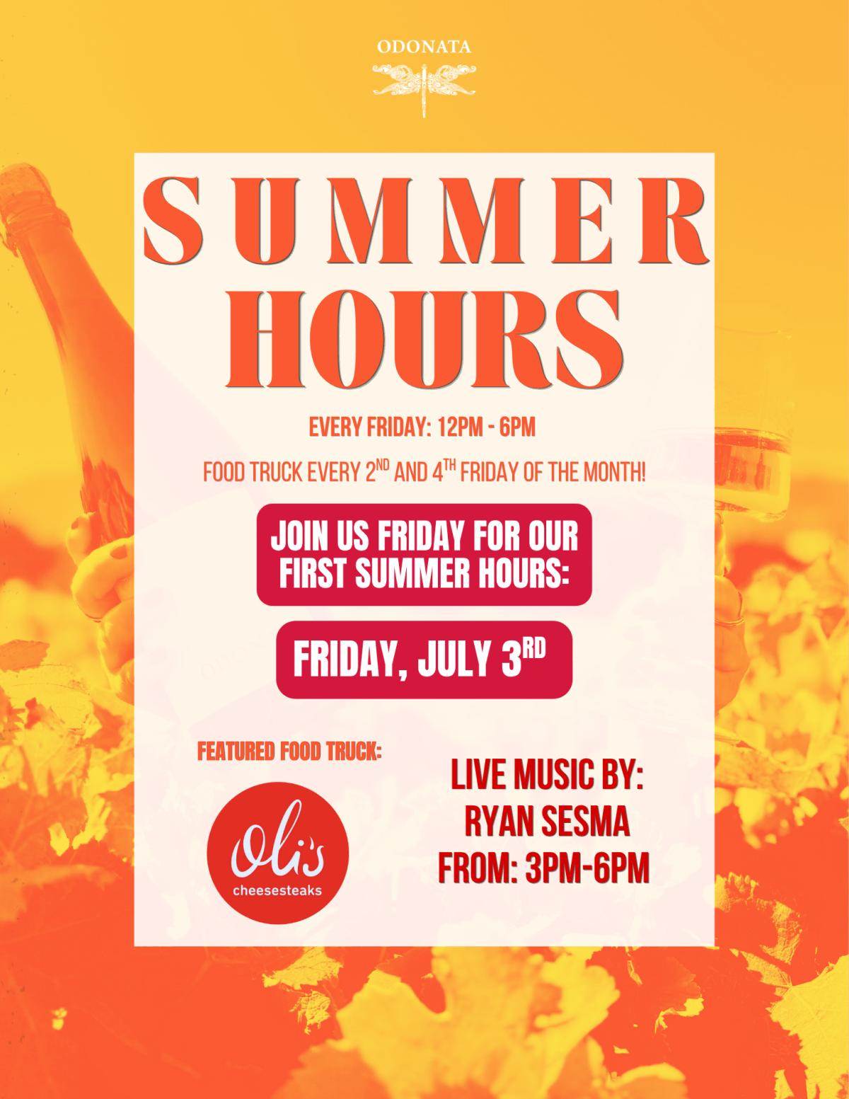 Summer Fridays at Odonata