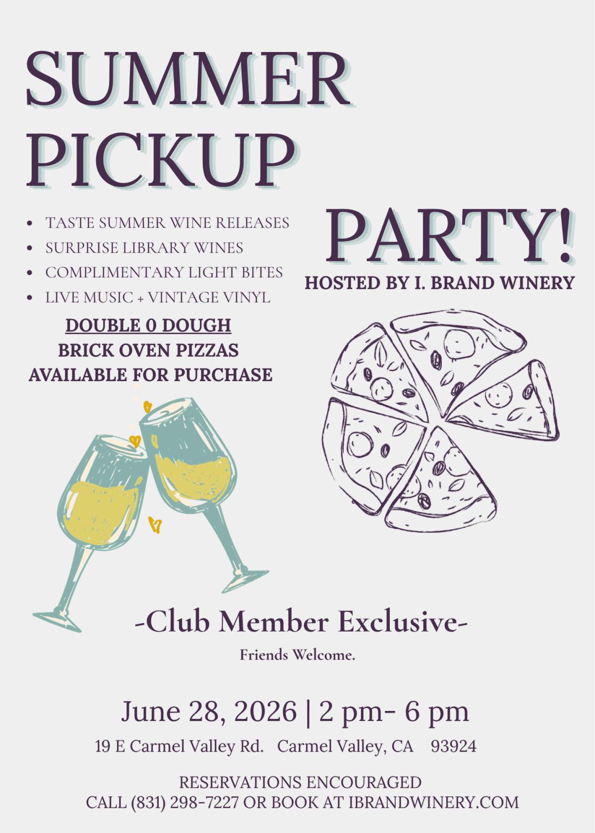 Summer Release Pick-Up Party