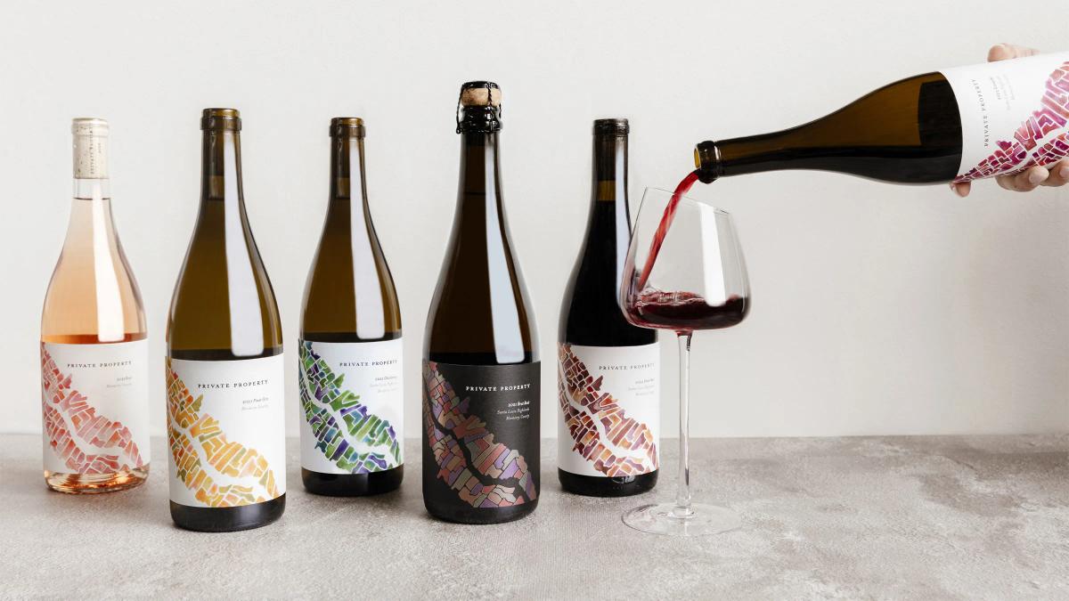 Private Property Wines, a project of the Caraccioli Family in Santa Lucia Highlands, Monterey County