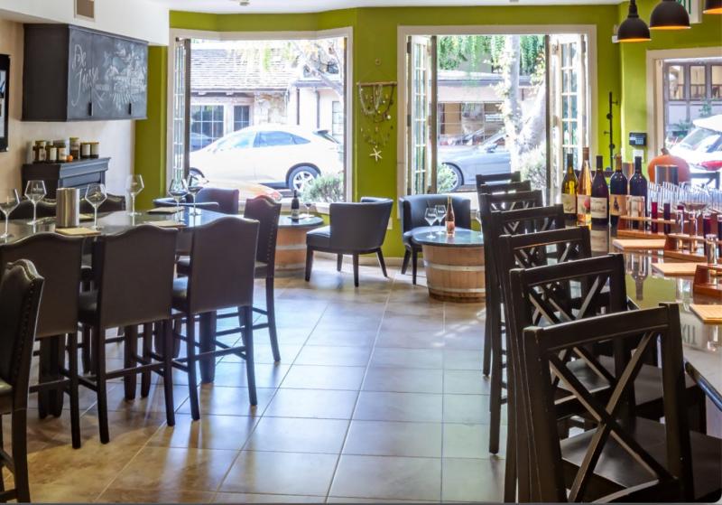 DeTierra tasting room in Carmel-by-the-Sea features wines from Santa Lucia Highlands and Monterey County.