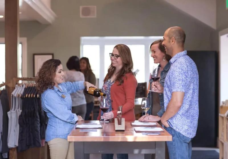Scheid Vineyards Winery tasting room in Greenfield California is open daily for tasting and events.